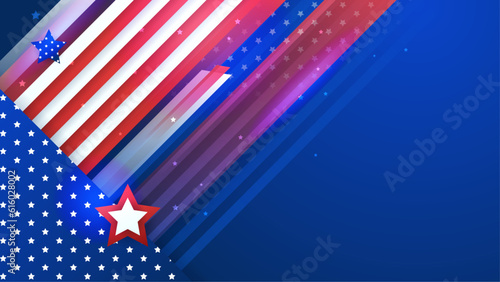 vector independence day 4th of july patriotic background