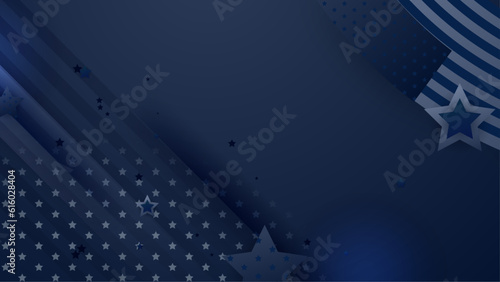 Wallpaper Mural USA independence day abstract background with elements of the american flag in red and dark blue colors Torontodigital.ca
