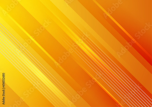 Vector yellow colorful abstract geometric poster design background