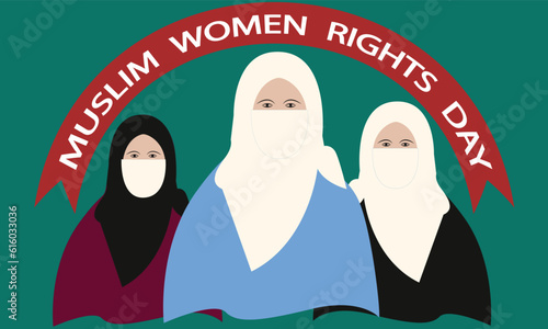 Muslim Women vector