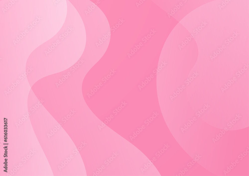 Pink geometric shapes abstract modern technology background design.