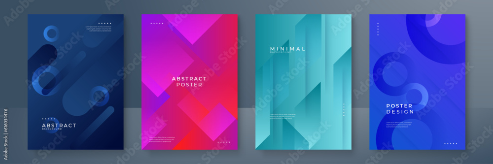 Colorful geometric shapes abstract background geometry shine and layer element vector for presentation design. Suit for business, corporate, institution, party, festive, seminar, and talks.