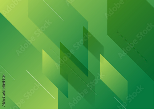 Minimal green geometric shapes abstract modern background design. Design for poster, template on web, backdrop, banner, brochure, website, flyer, landing page, and presentation.