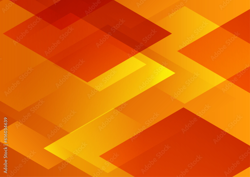 Abstract yellow orange geometric shapes 3d background. Vector illustration abstract graphic design banner pattern presentation background wallpaper web template. Abstract yellow orange geometric shapes 3d background. Vector illustration abstract graphic design banner pattern presentation background wallpaper web template.