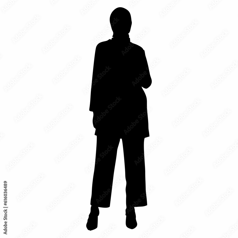 silhouette of a professional person