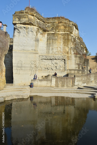 Breksi limestone cliffs (Tebing Breksi) is one of the tourist attractions located in Prambanan, about two kilometers south of Prambanan Temple.