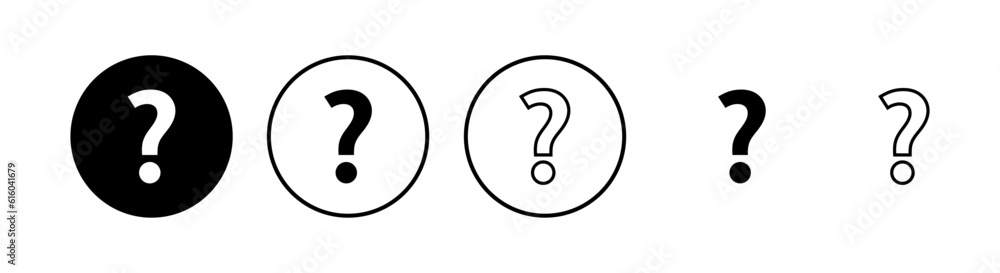 Question Icons set. Question mark sign. help icon. Faq Question Icons set. Question mark sign. help icon. Faq