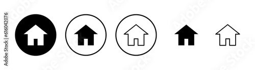 Home icons set. House vector icon. Address