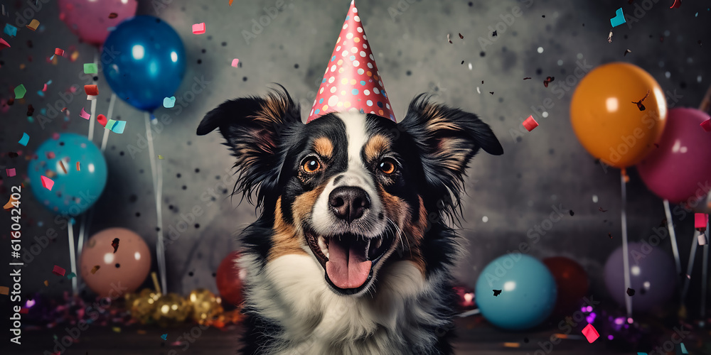Hund hat Geburtstag KI