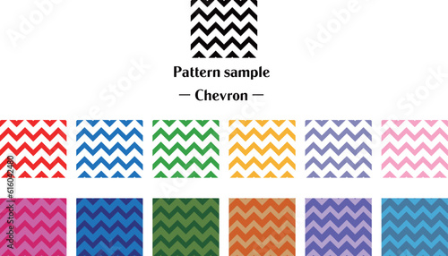 Fotografi シェブロン-カラーサンプルセット／Chevron Pattern - Color Sample Set