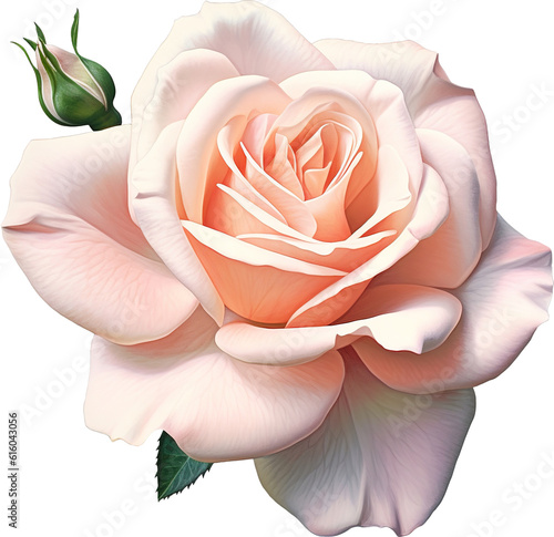 Rose clip art Beautiful rose Realistic
