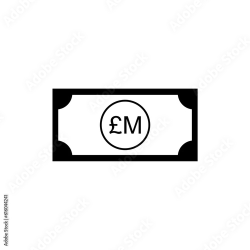 Malta Currency Symbol, Maltese Lira Icon, MTL Sign. Vector Illustration