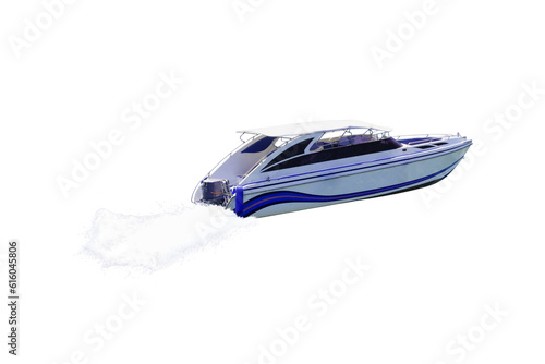 speed boat transparent