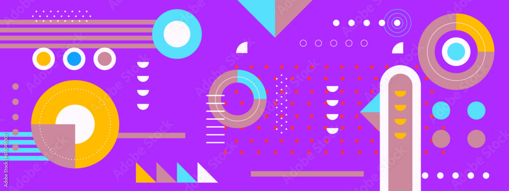 Geometric Mid Century Abstract Vector Pattern Geometric Mid Century Abstract Vector Pattern