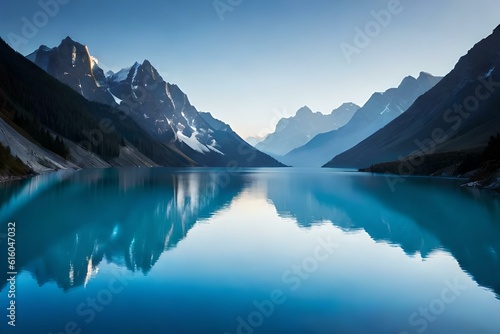 lake and mountains © SAJAWAL JUTT