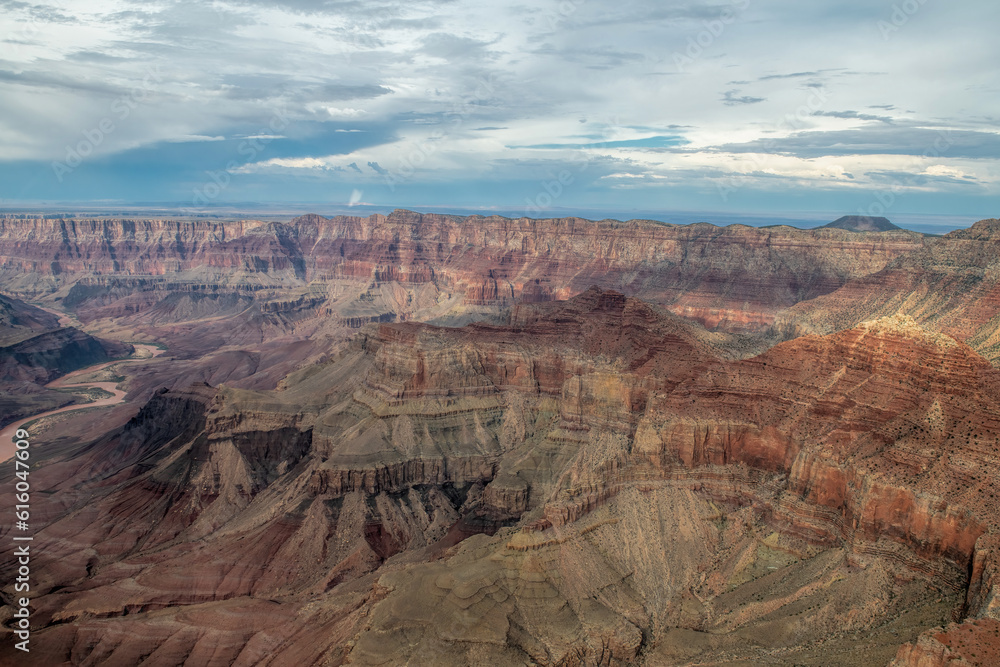 Fototapeta premium the grand canyon in the united states helicopter flight