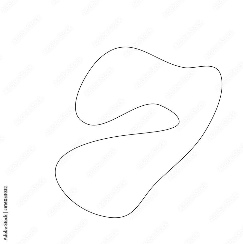 Abstract Squiggles Line Element Abstract Squiggles Line Element