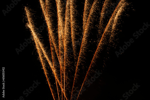 Colorful of fireworks display celebration feu artifice