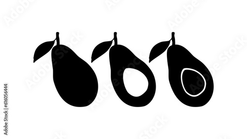 Avocado silhouette