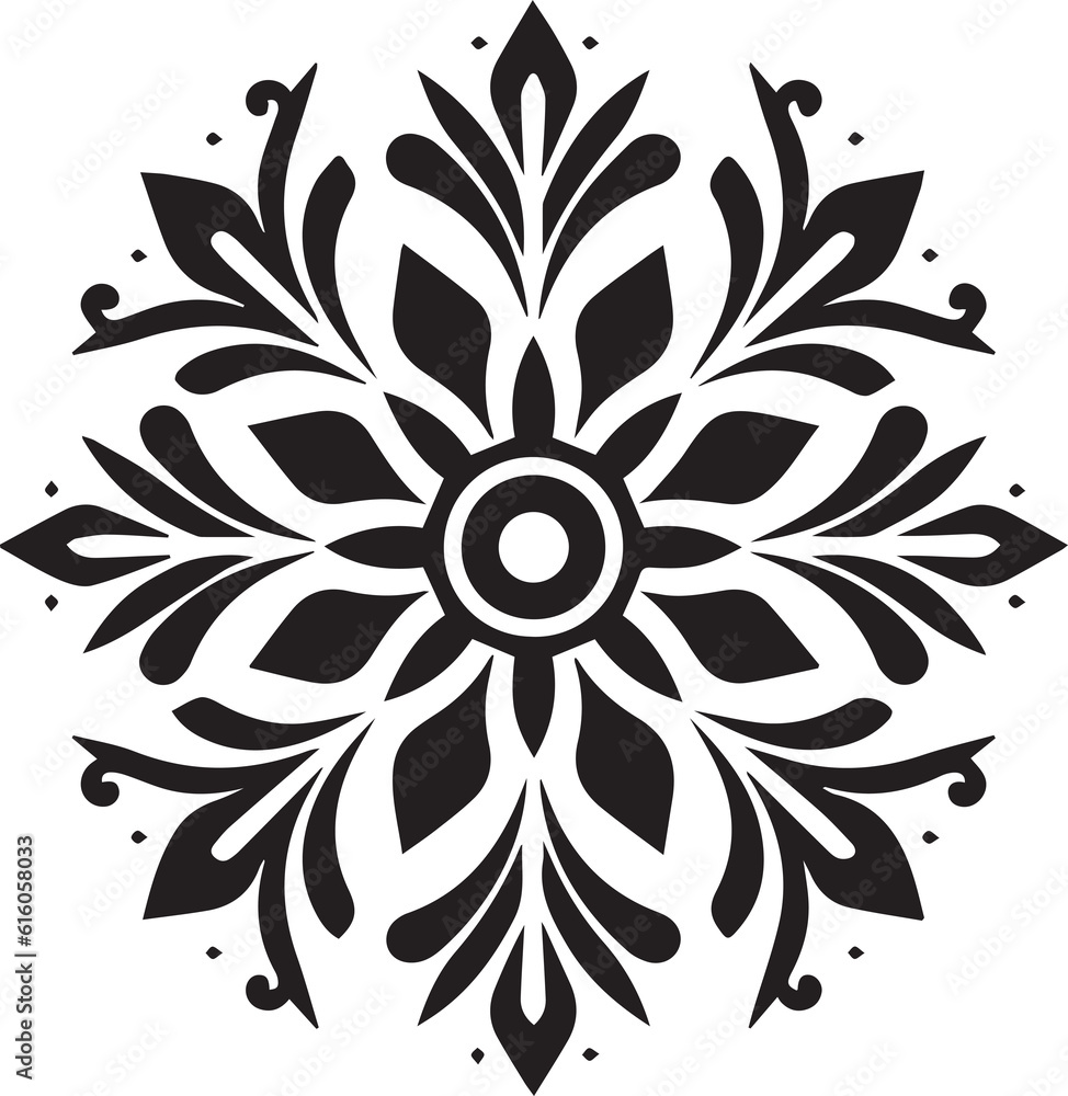 snowflake in flat style isolated on background snowflake in flat style isolated on background