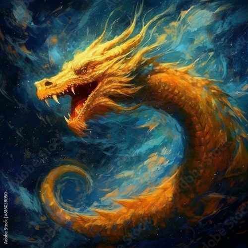 background with dragon © Recep