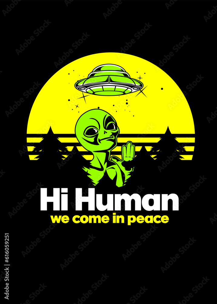 Alien Come In Peace poster
