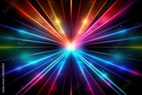 abstract futuristic background with pink blue glowing neon moving high speed wave lines Neon night Party Stage Fun Dance Fantastic wallpaper ads flyer