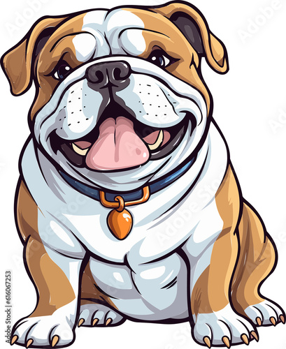 Bulldog Vector Bold and Lovable Canine Character