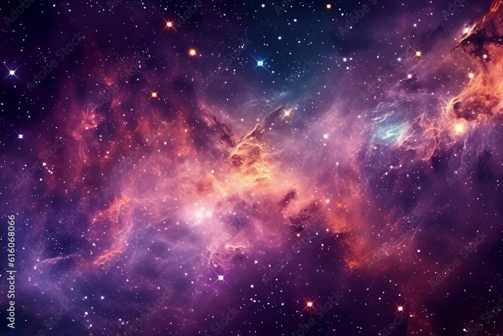 star, galaxy, space, background, nebula, astronomy, night, universe, sky, cosmos, Generative AI