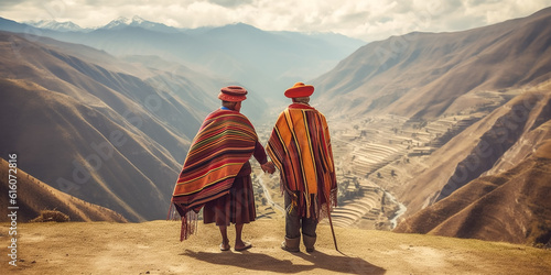 Pärrchen in Peru KI photo