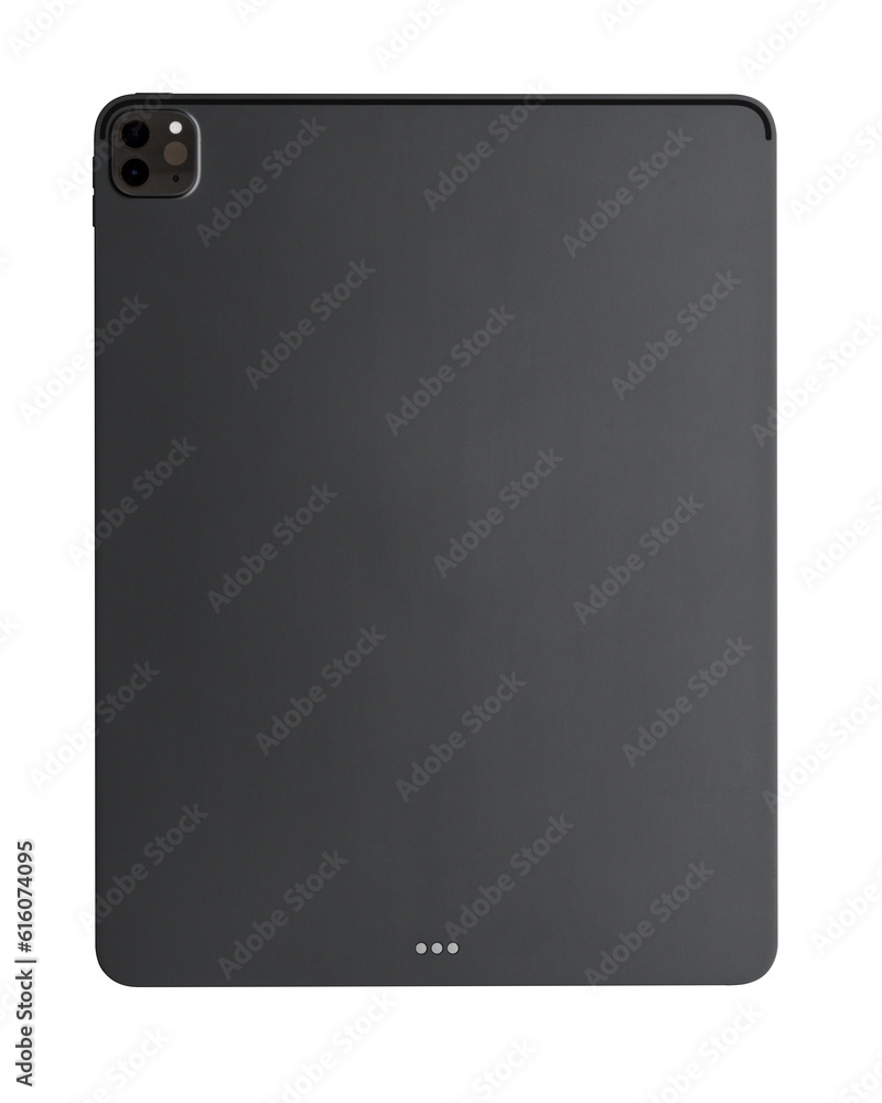 back view, tablet mockup Isolated on white background. back view, tablet mockup Isolated on white background.