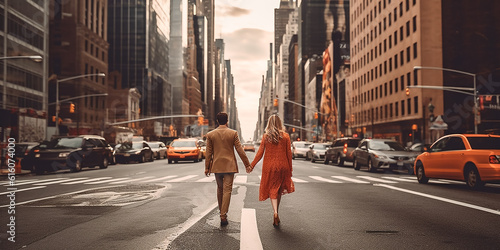 Urlauber Pärrchen in New York KI