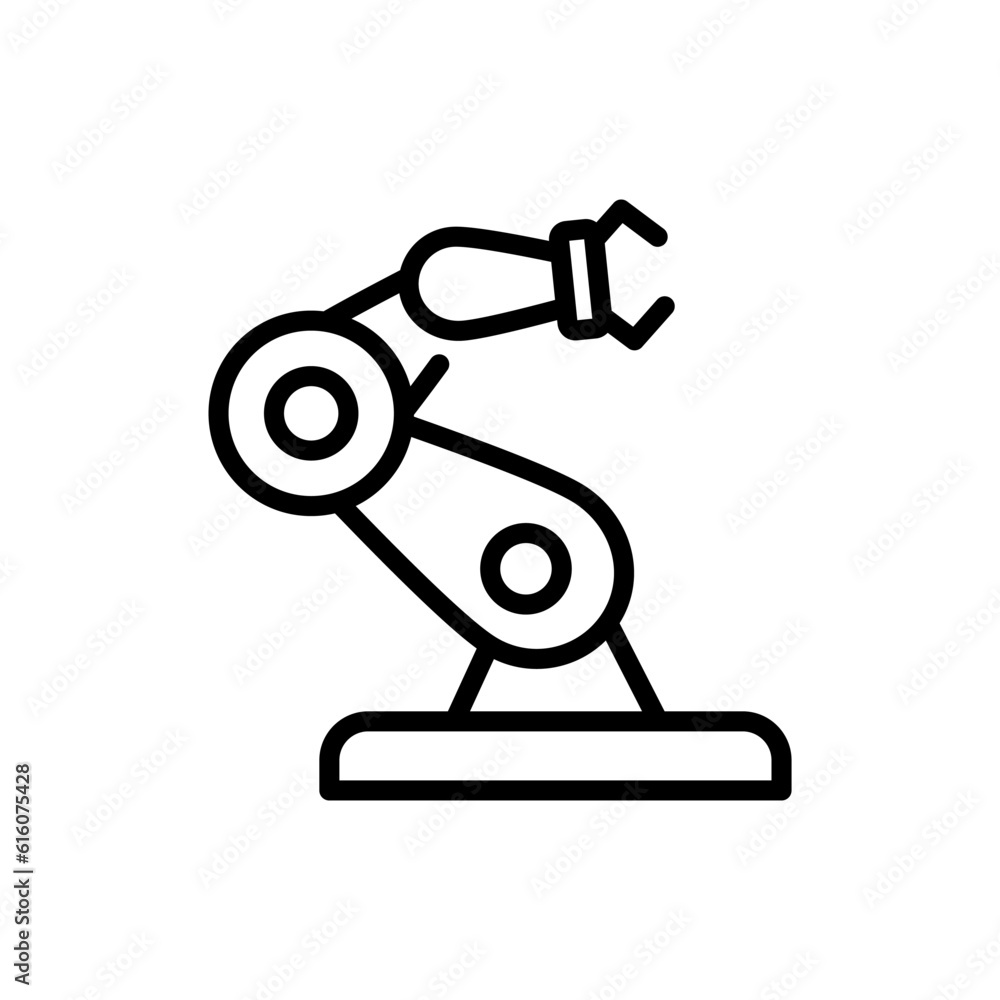 technology robotic sign symbol vector technology robotic sign symbol vector
