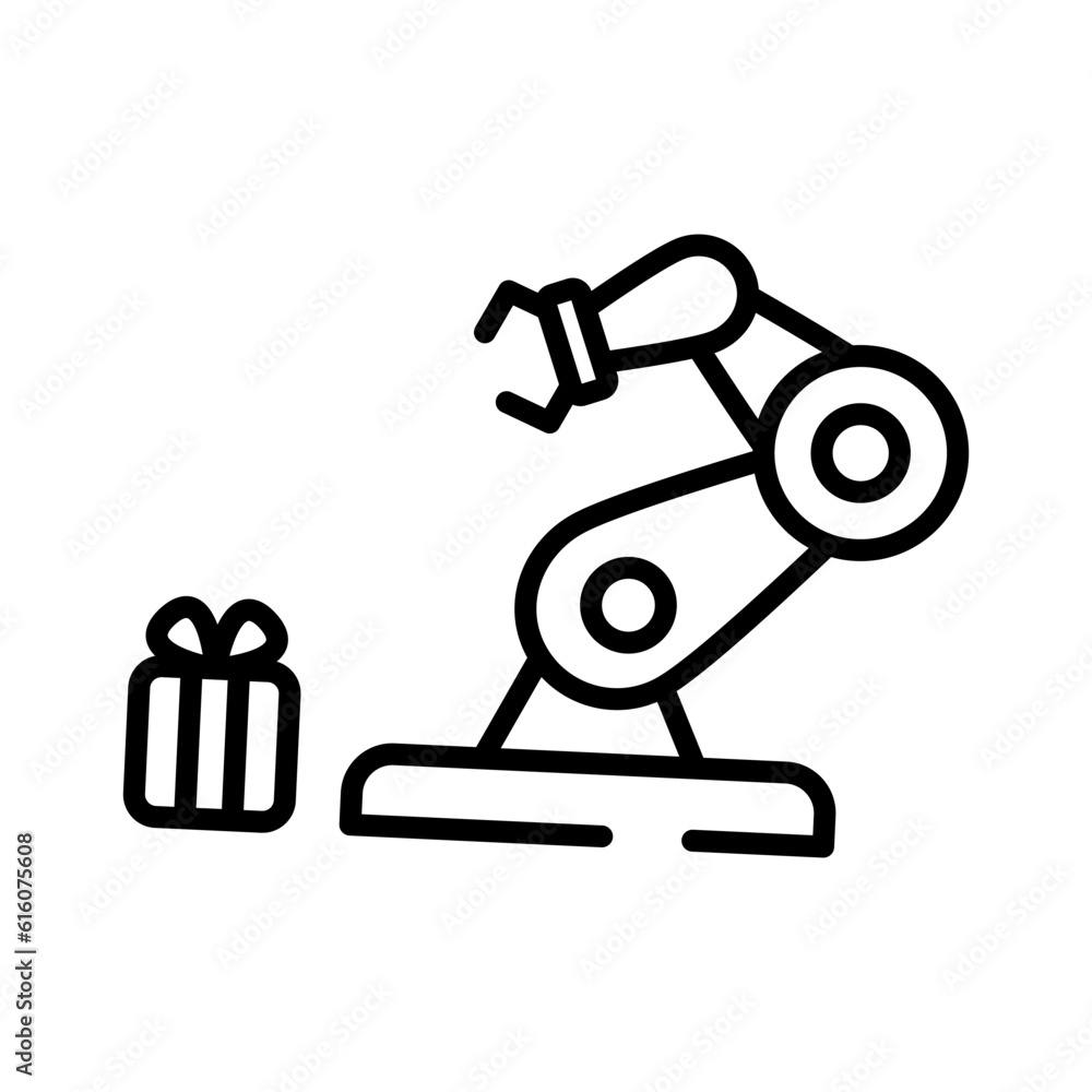 technology robotic sign symbol vector technology robotic sign symbol vector