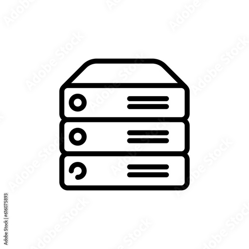 technology server sign symbol vector