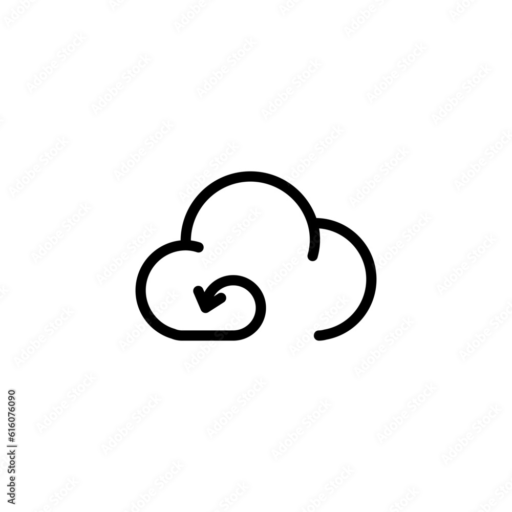 technology cloud computing sign symbol vector technology cloud computing sign symbol vector