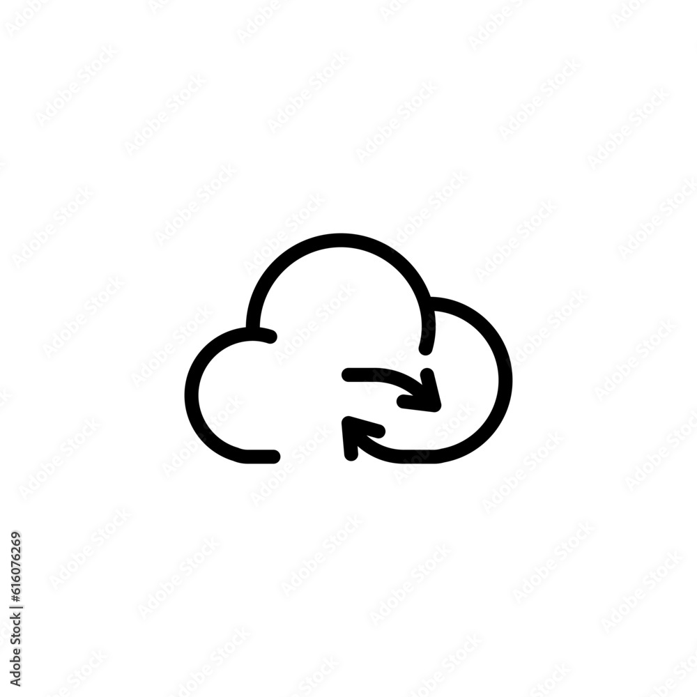 technology cloud computing sign symbol vector technology cloud computing sign symbol vector