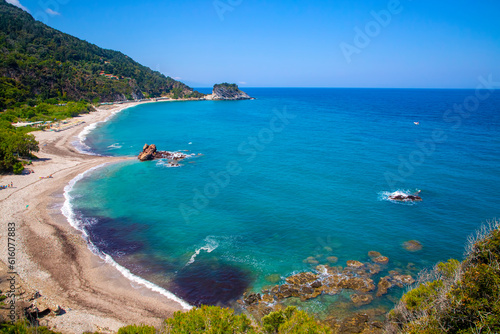 Potami Beach on Samos Islan...
