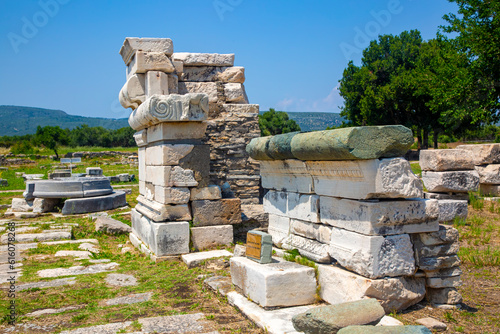 Archaic statue of Hera at Samos, Heraion Ancient City - Greece