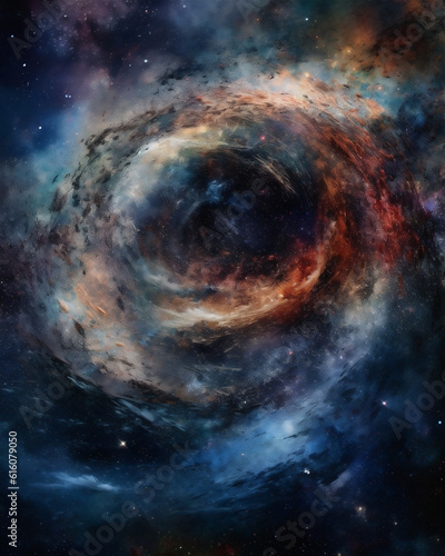 abstract cosmic nebula background