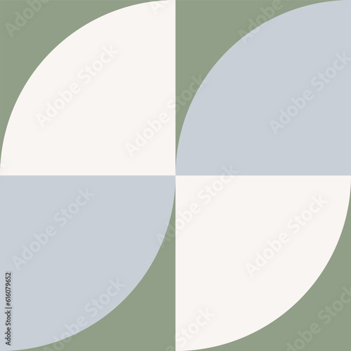 Geometric pattern. Simple aesthetic shape ornament. Modern abstract bauhaus seamless background. Square grid lines vector art. Neo geo poster. Shape geometry decorative wallpaper.