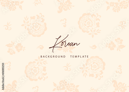 Vector of traditional Korean background