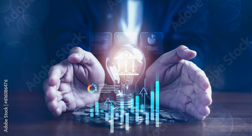 Vászonkép Financial Stability, Protecting Investments Amidst Shifting Interest Rates