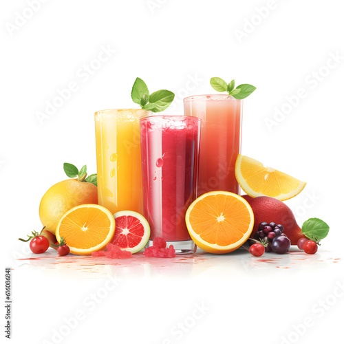 juice and fruits