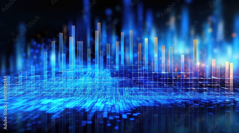 Combination of financial charts and stock market graphs. Combination of financial charts and stock market graphs.