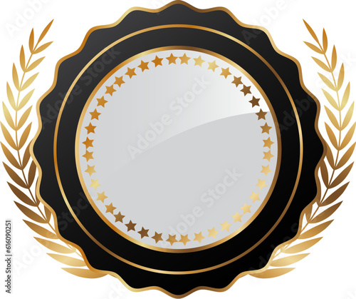 Label loop background for inserting your text, elegant design. vector illustration