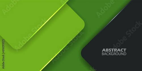 Abstract green and gray triangle on color geometric design. Modern papercut futuristic background vector illustration. Eps10 vector