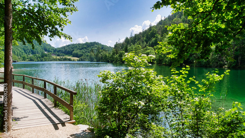 Wunderschöner Wanderweg um den Thumsee bei Bad Reichenhall