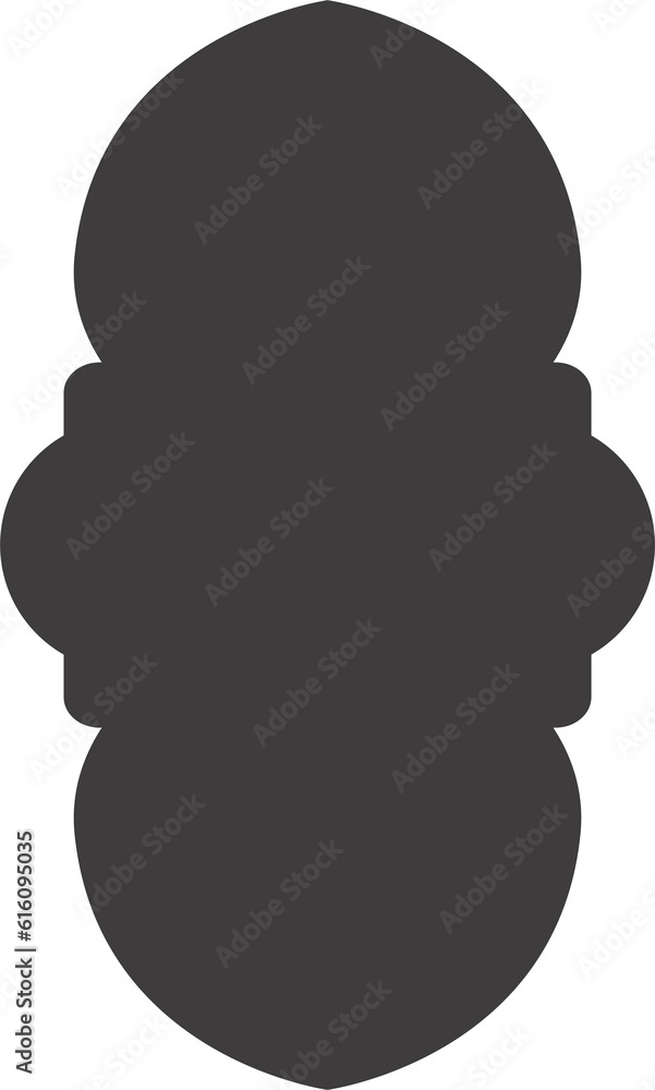 Ramadan frame shape. Islamic window and door icon. Arabic oriental arch. Silhouette of arabesque traditional template Ramadan frame shape. Islamic window and door icon. Arabic oriental arch. Silhouette of arabesque traditional template