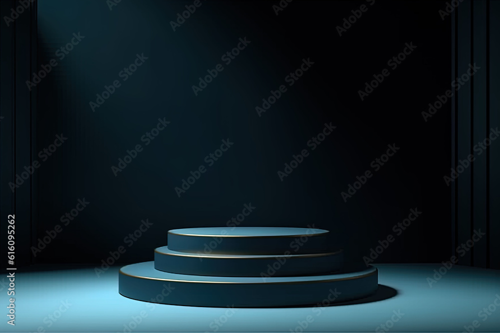 Fototapeta premium spotlight on stage